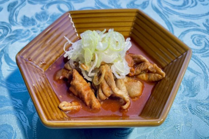 味噌チゲ風もつ煮込み