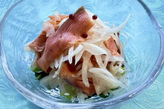 スモークサーモンマリネ